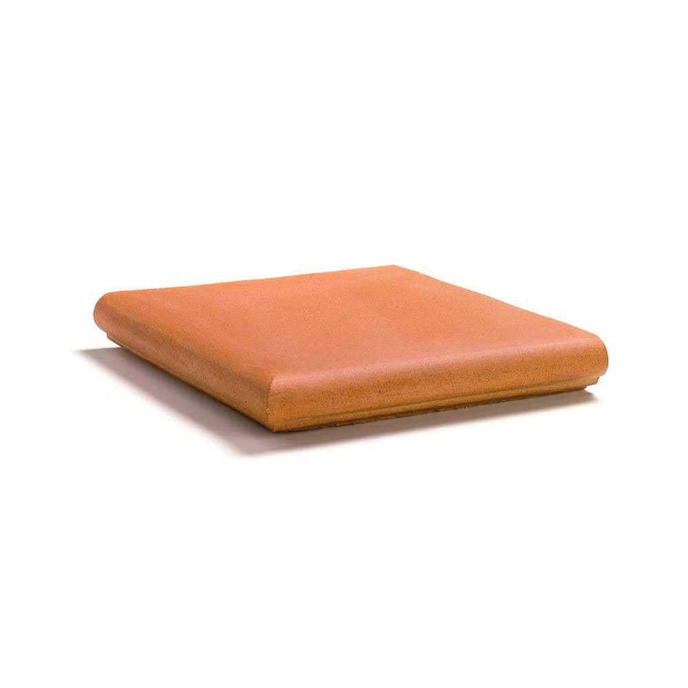 13x13 Antic Cuero Matte Solid Color Porcelain Stair Tread Corner 13x13 Antic Cuero Matte Solid Color Porcelain Stair Tread Corner - American Tile Depot