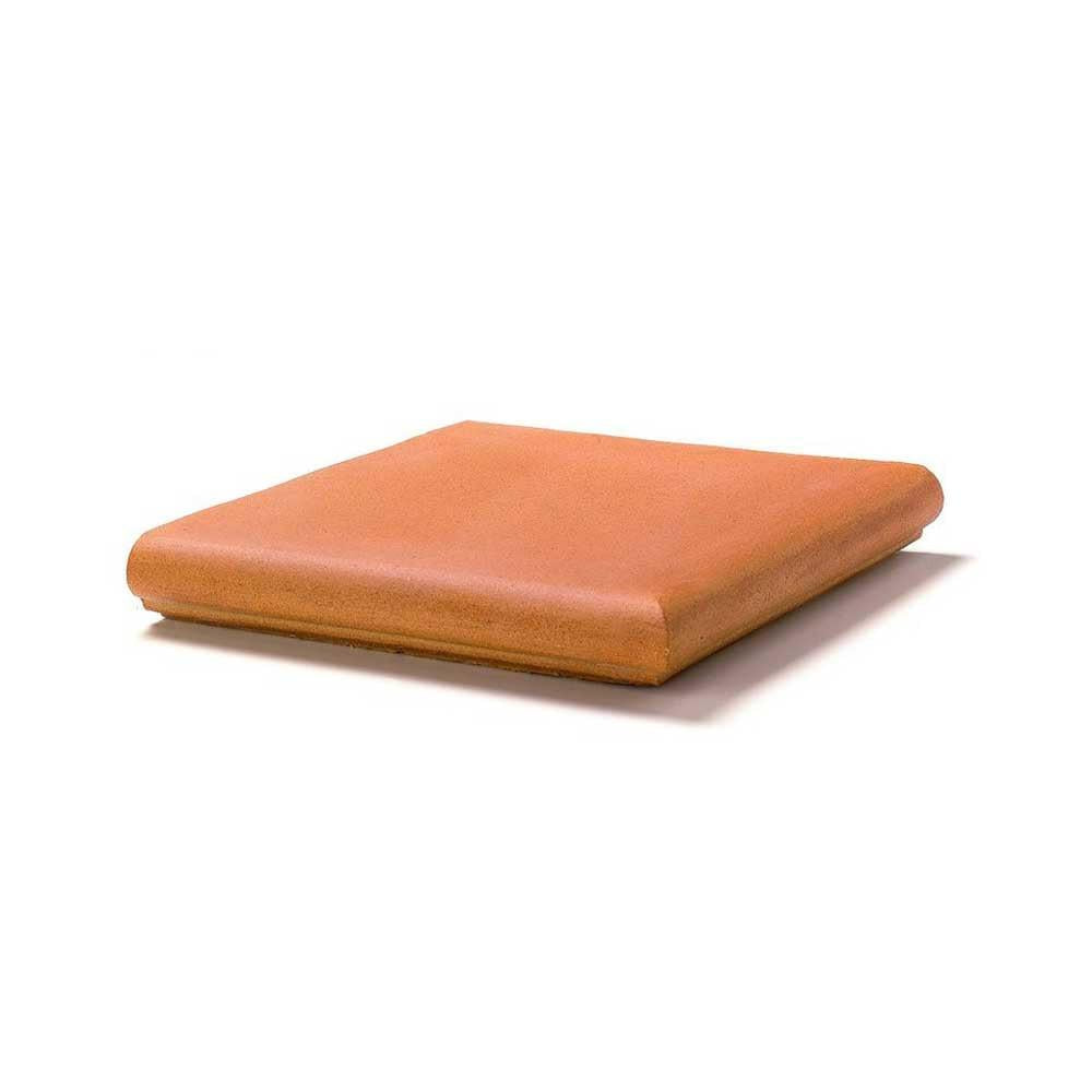13x13 Antic Cuero Matte Solid Color Porcelain Stair Tread Corner 13x13 Antic Cuero Matte Solid Color Porcelain Stair Tread Corner - American Tile Depot