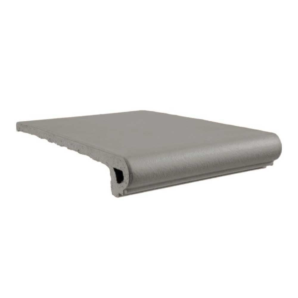 13x13 Cotto Grey Matte Quarry Stair Tread Corner 13x13 Cotto Grey Matte Quarry Stair Tread Corner - American Tile Depot