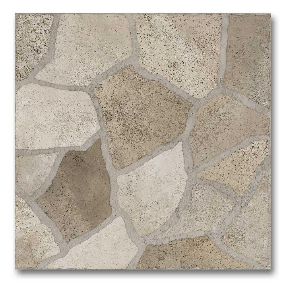 13x13 Gravel Brown Matte Flagstone Look Porcelain Tile 13x13 Gravel Brown Matte Flagstone Look Porcelain Tile - American Tile Depot