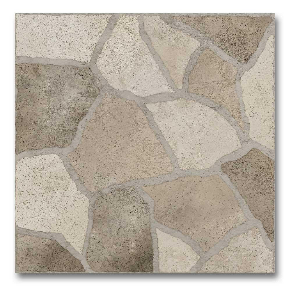 13x13 Gravel Brown Matte Flagstone Look Porcelain Tile 13x13 Gravel Brown Matte Flagstone Look Porcelain Tile - American Tile Depot