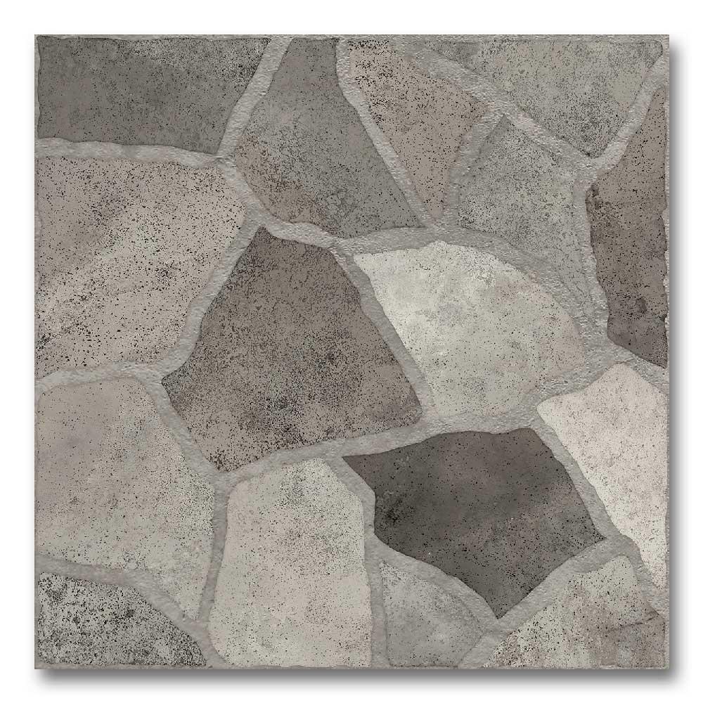 13x13 Gravel Grey Matte Flagstone Look Porcelain Tile 13x13 Gravel Grey Matte Flagstone Look Porcelain Tile - American Tile Depot