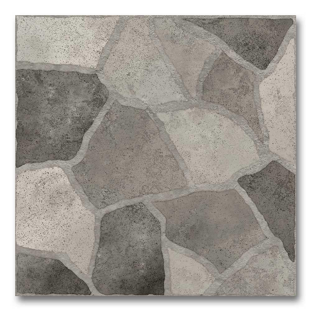 13x13 Gravel Grey Matte Flagstone Look Porcelain Tile 13x13 Gravel Grey Matte Flagstone Look Porcelain Tile - American Tile Depot