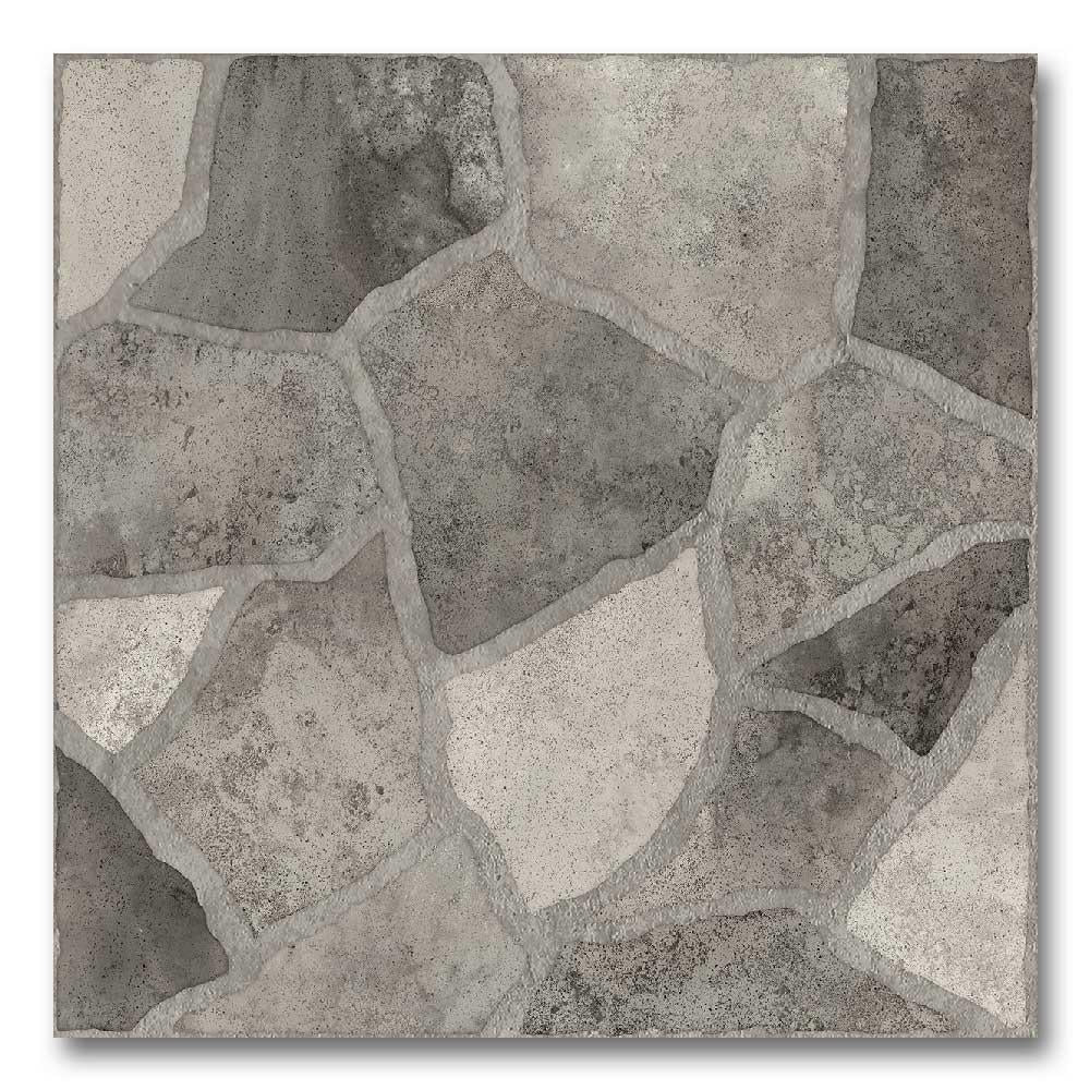 13x13 Gravel Grey Matte Flagstone Look Porcelain Tile 13x13 Gravel Grey Matte Flagstone Look Porcelain Tile - American Tile Depot