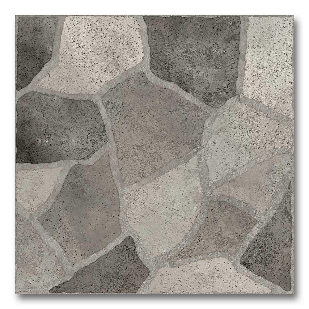 13x13 Gravel Grey Matte Flagstone Look Porcelain Tile 13x13 Gravel Grey Matte Flagstone Look Porcelain Tile - American Tile Depot