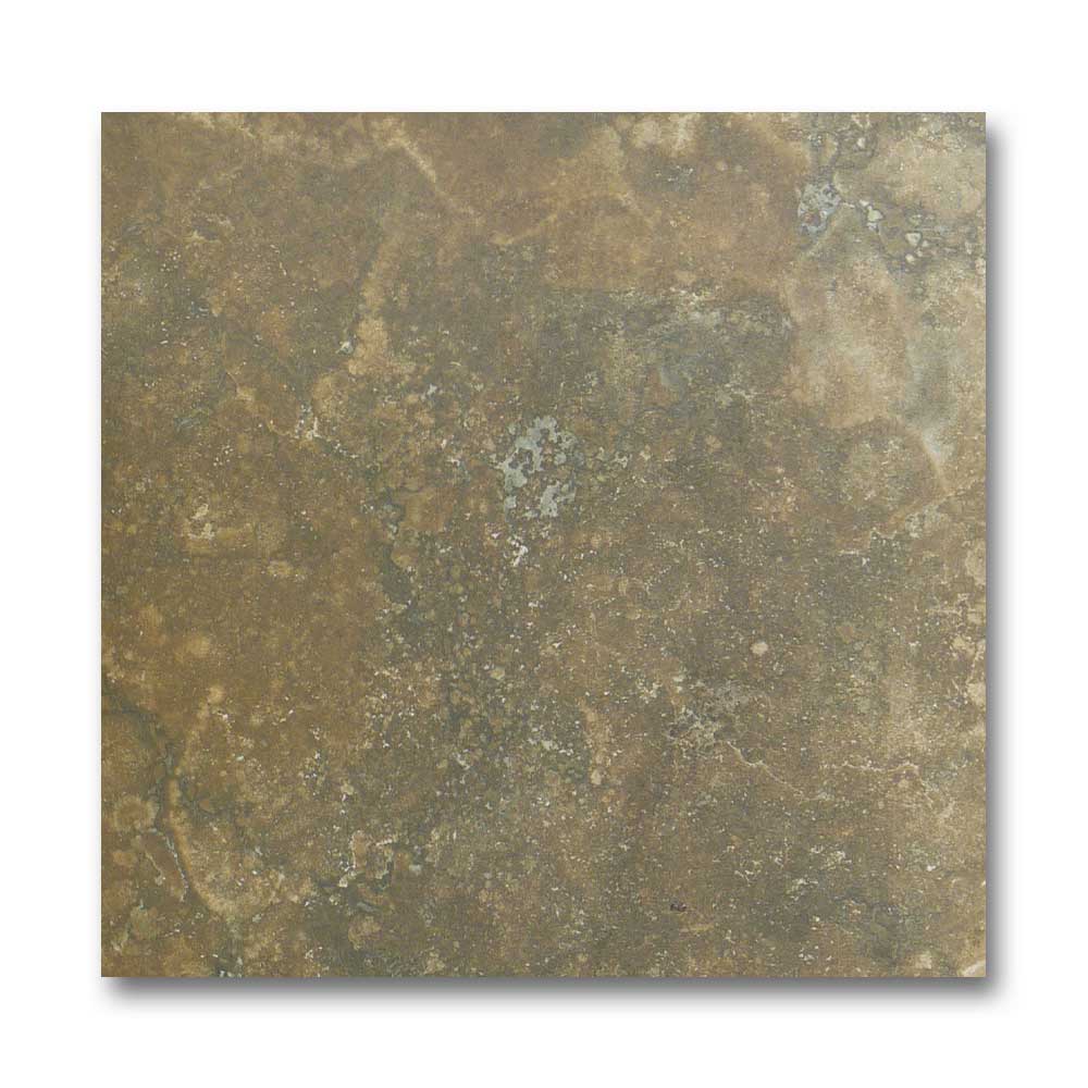 13x13 Saturnia Noce Matte Travertine Look Porcelain Tile