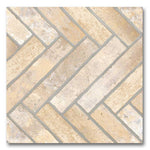 13x13 Sestino Crema Matte Brick Look Porcelain Tile 13x13 Sestino Crema Matte Brick Look Porcelain Tile - American Tile Depot