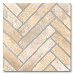 13x13 Sestino Crema Matte Brick Look Porcelain Tile 13x13 Sestino Crema Matte Brick Look Porcelain Tile - American Tile Depot