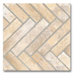 13x13 Sestino Crema Matte Brick Look Porcelain Tile 13x13 Sestino Crema Matte Brick Look Porcelain Tile - American Tile Depot