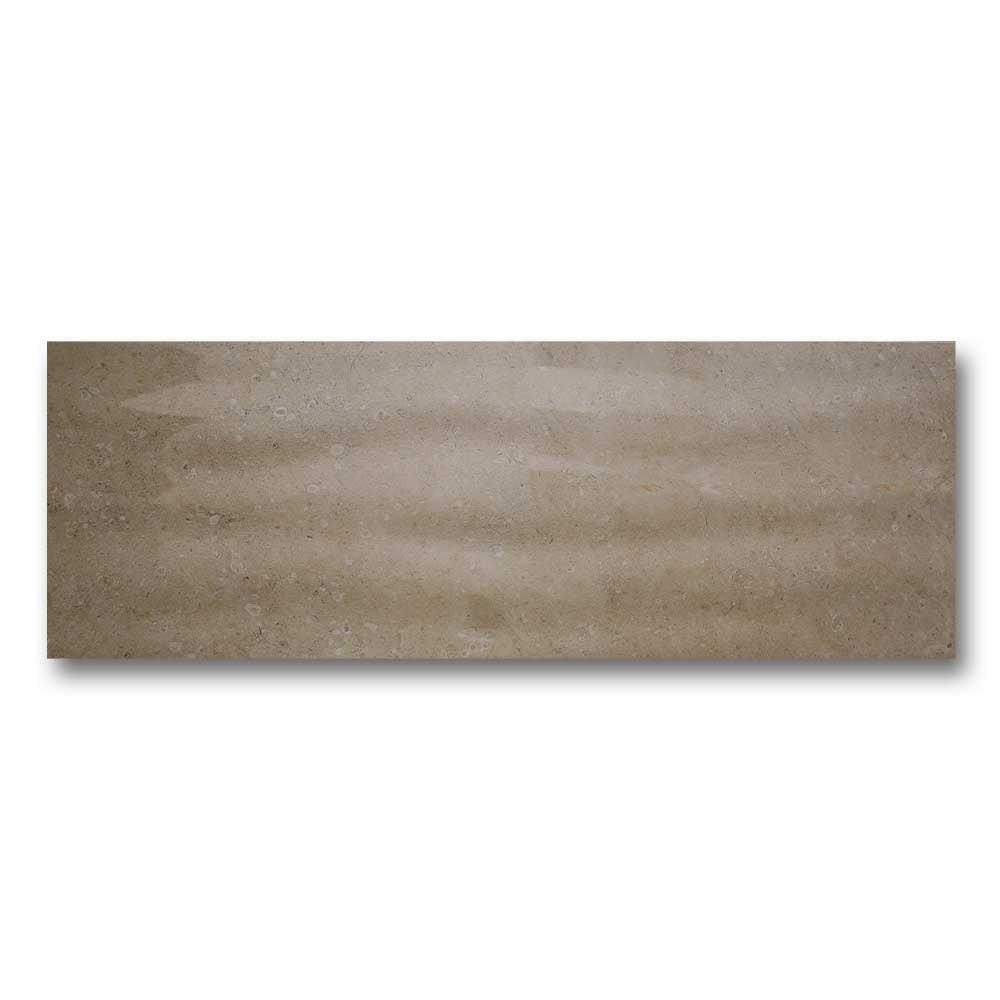 13x35.5 Royale Marfil Relieve Wave Polished Stone Look Ceramic Tile 13x35.5 Royale Marfil Relieve Wave Polished Stone Look Ceramic Tile - American Tile Depot