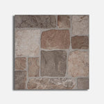16x16 Castrum Brown Matte Flagstone Look Ceramic Tile - American Tile Depot