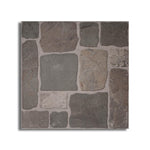 16x16 Castrum Grey Matte Flagstone Look Ceramic Tile - American Tile Depot