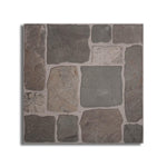 16x16 Castrum Grey Matte Flagstone Look Ceramic Tile - American Tile Depot