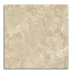 24x24 Durango Cream Travertine Filled & Honed Tile - American Tile Depot