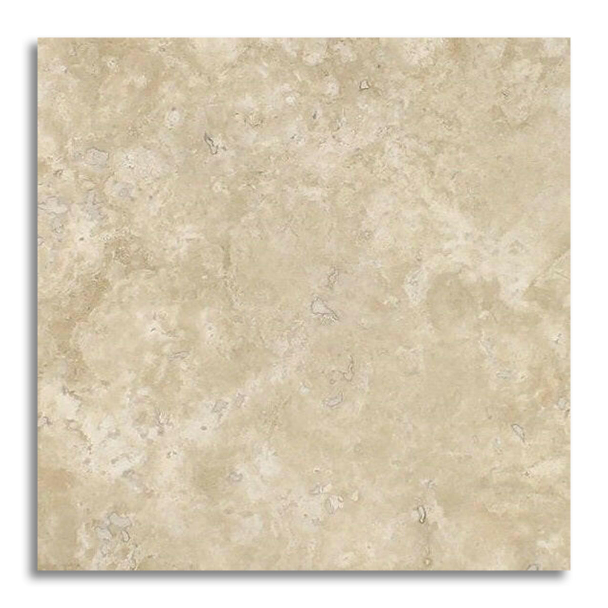 24x24 Durango Cream Travertine Filled & Honed Tile - American Tile Depot