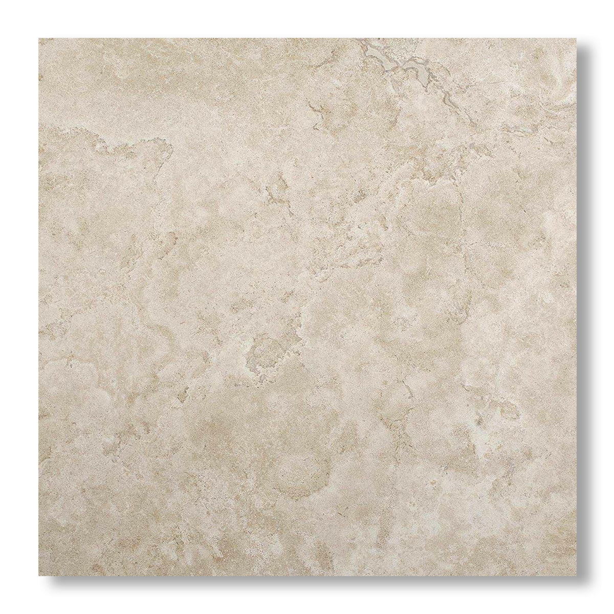 16x16 Durango Cream Travertine Tumbled Tile - American Tile Depot