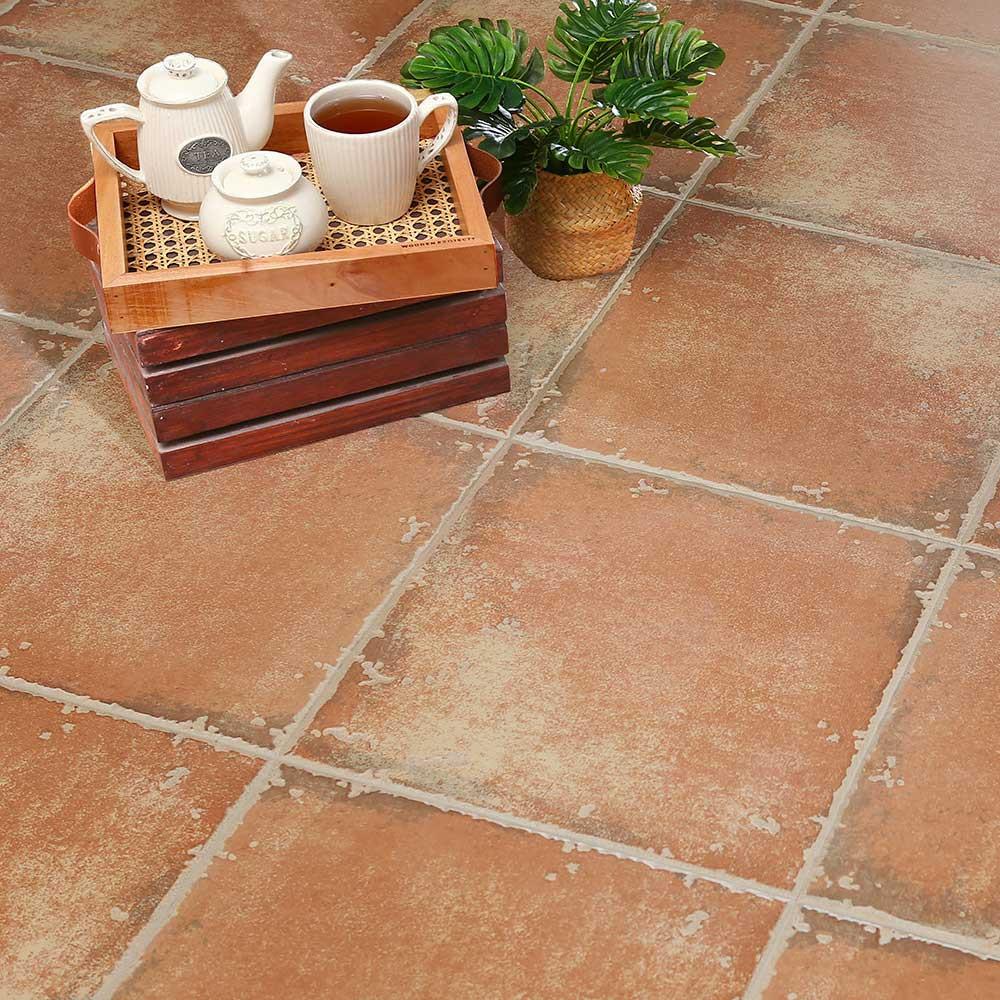 16x16 Epoca Rosso Matte Terracotta Look Ceramic Tile 16x16 Epoca Rosso Matte Terracotta Look Ceramic Tile - American Tile Depot