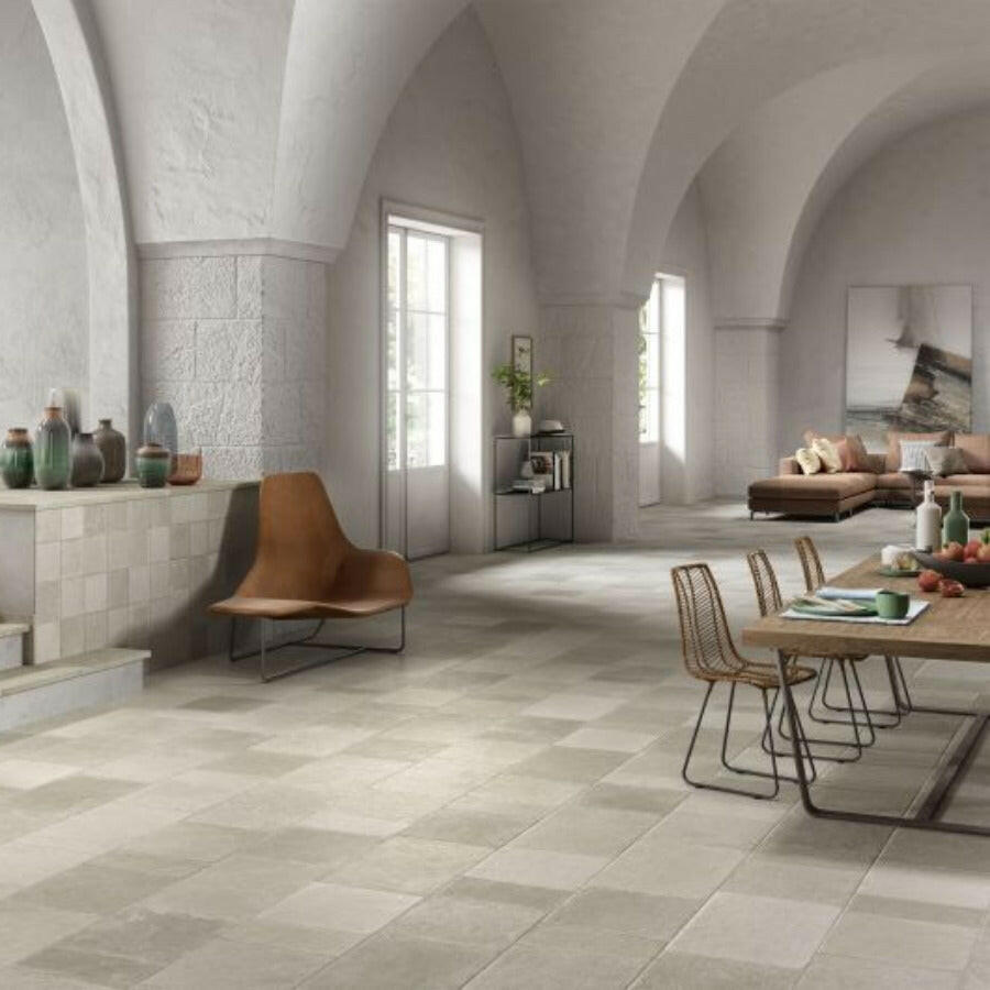 16x16 Venyra Tufo Matte Travertine Look Porcelain Tile 16x16 Venyra Tufo Matte Travertine Look Porcelain Tile - American Tile Depot
