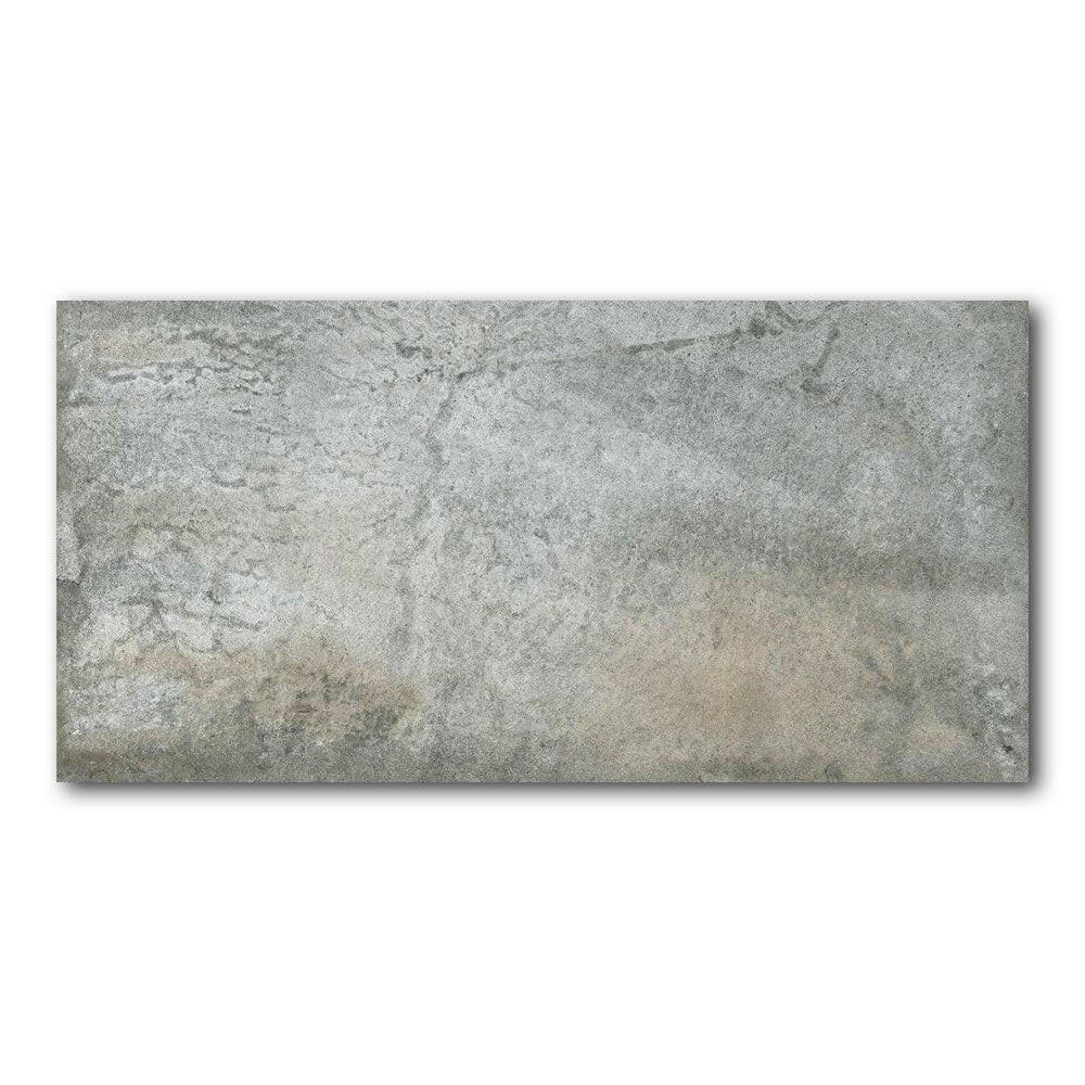 16x32 Ascendra Gray Matte Travertine Look Porcelain Tile 16x32 Ascendra Gray Matte Travertine Look Porcelain Tile - American Tile Depot