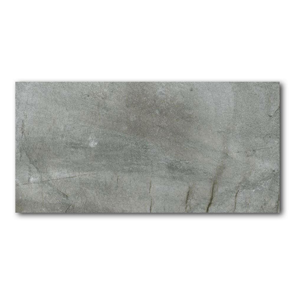 16x32 Ascendra Gray Matte Travertine Look Porcelain Tile 16x32 Ascendra Gray Matte Travertine Look Porcelain Tile - American Tile Depot
