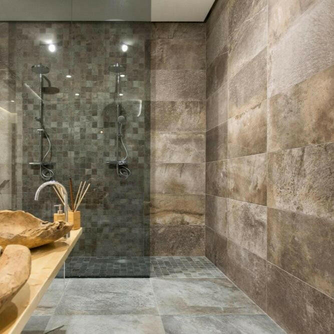 16x32 Ascendra Noce Matte Travertine Look Porcelain Tile 16x32 Ascendra Noce Matte Travertine Look Porcelain Tile - American Tile Depot