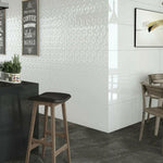 16x48 Austral Blanco Glossy Solid White Ceramic Wall Tile 16x48 Austral Blanco Glossy Solid White Ceramic Wall Tile - American Tile Depot