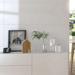 16x48 Austral Blanco Glossy Solid White Ceramic Wall Tile 16x48 Austral Blanco Glossy Solid White Ceramic Wall Tile - American Tile Depot