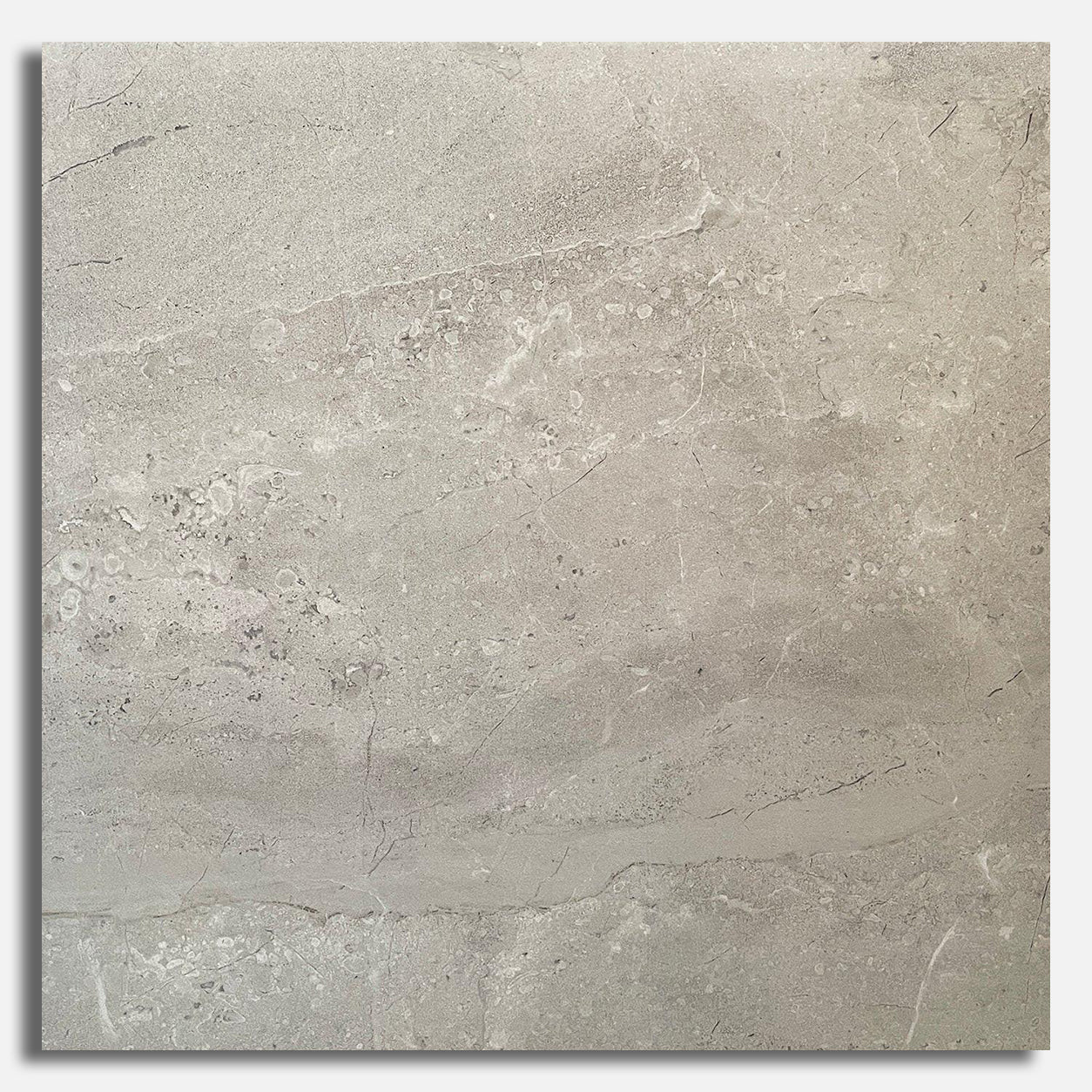 17x17 Solstica Gris Matte Stone Look Color Ceramic Tile - American Tile Depot