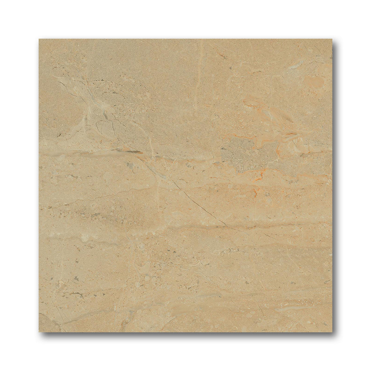 17x17 Western Brown Travertine Look Ceramic Tile - American Tile Depot