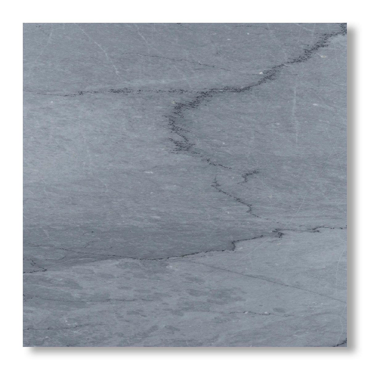 18x18 Bardiglio Imperiale Marble Honed Tile - American Tile Depot