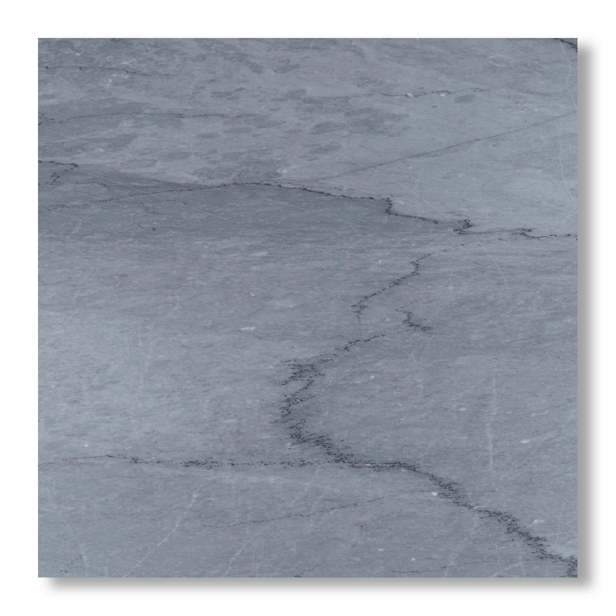 18x18 Bardiglio Imperiale Marble Honed Tile - American Tile Depot
