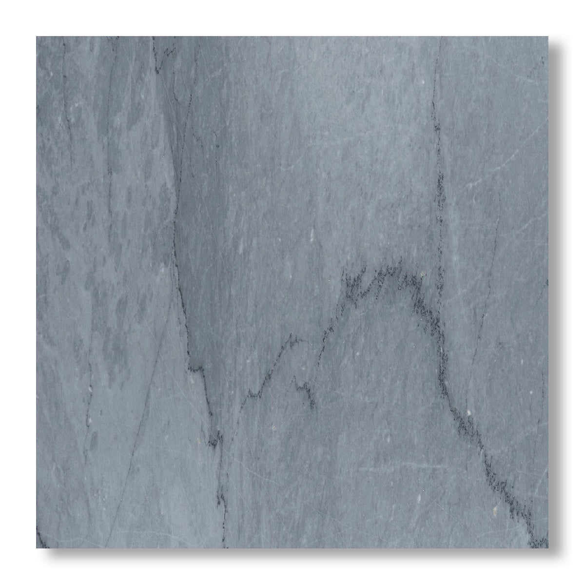 18x18 Bardiglio Imperiale Marble Honed Tile - American Tile Depot