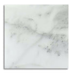 18x18 Bianco Venatino Marble Polished Tile - American Tile Depot