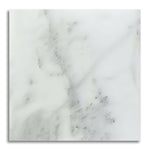 18x18 Bianco Venatino Marble Polished Tile - American Tile Depot