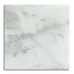 18x18 Bianco Venatino Marble Polished Tile - American Tile Depot