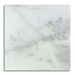 18x18 Bianco Venatino Marble Polished Tile - American Tile Depot
