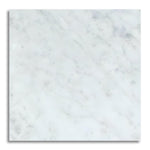 18x18 Carrara White Marble Polished Tile - American Tile Depot