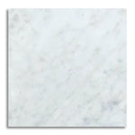 18x18 Carrara White Marble Polished Tile - American Tile Depot