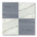 18x18 Bardiglio & Calacatta Gold Honed