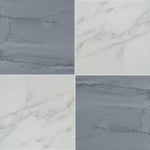 18x18 Checkerboard Tile - Bardiglio Imperiale & Asian Statuary Honed Marble 18x18 Checkerboard Tile - Bardiglio Imperiale & Asian Statuary Honed Marble - American Tile Depot