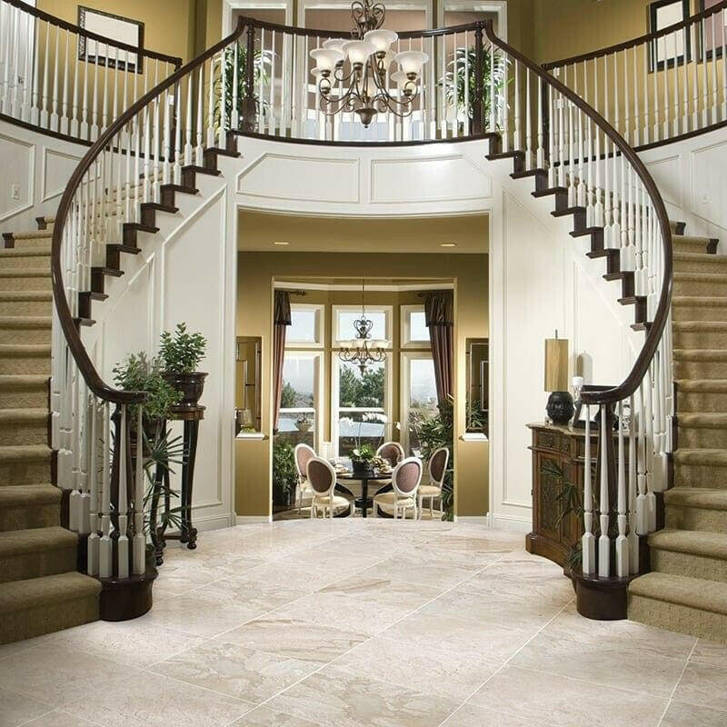 18x18 Diano Royal (Queen Beige) Marble Honed Tile 18x18 Diano Royal (Queen Beige) Marble Honed Tile - American Tile Depot