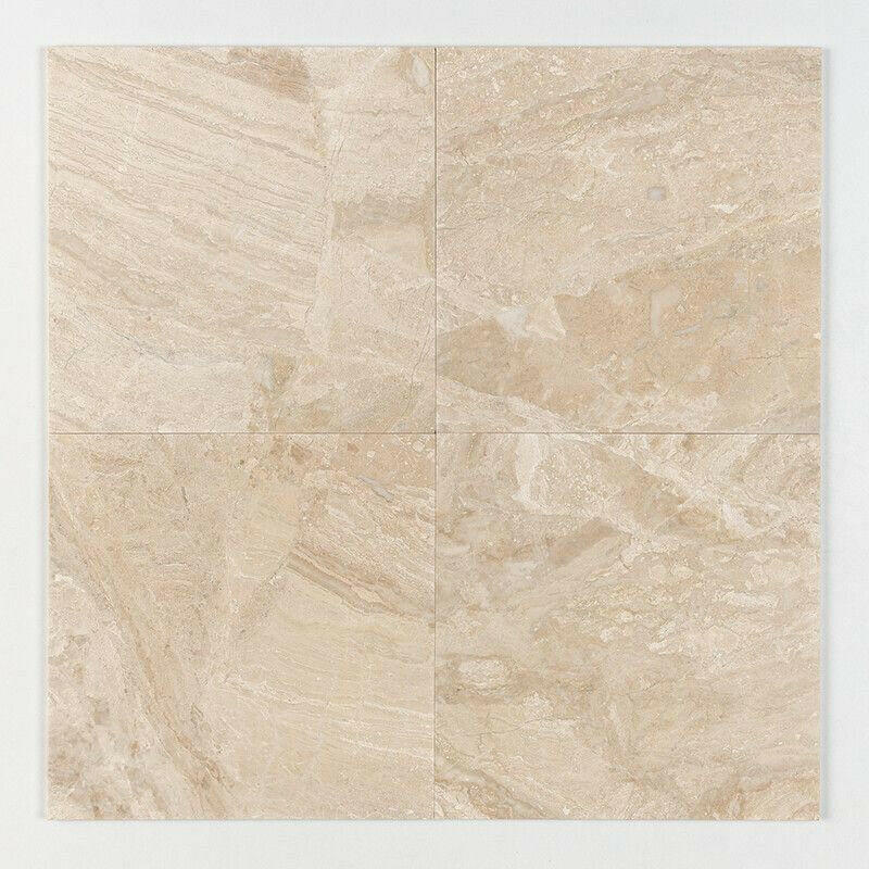 18x18 Diano Royal (Queen Beige) Marble Honed Tile 18x18 Diano Royal (Queen Beige) Marble Honed Tile - American Tile Depot