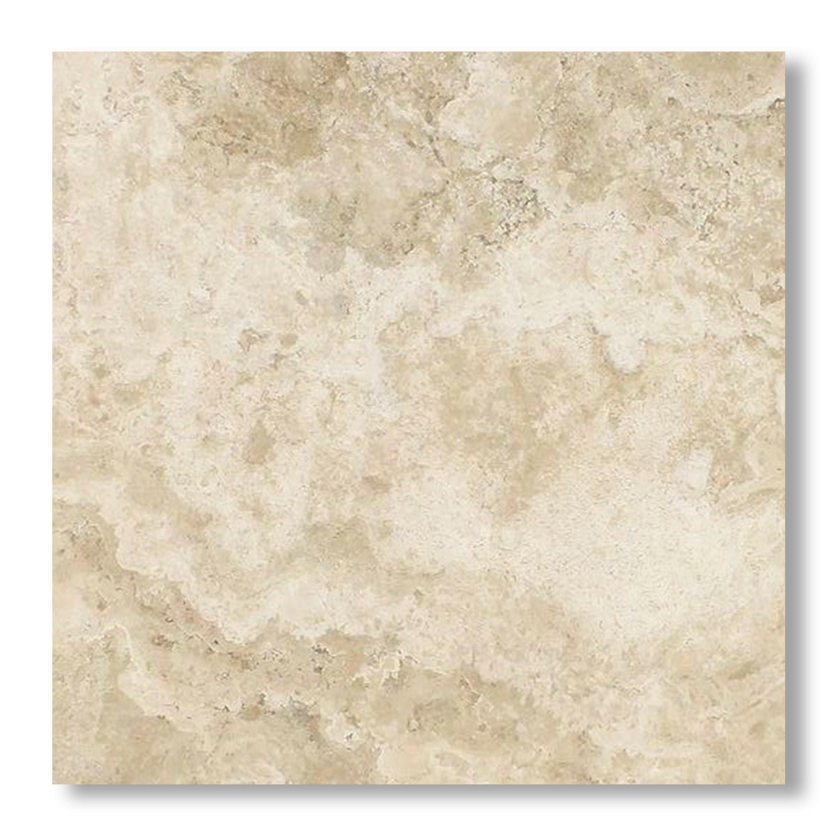 18x18 Durango Cream Travertine Filled & Honed Tile - American Tile Depot