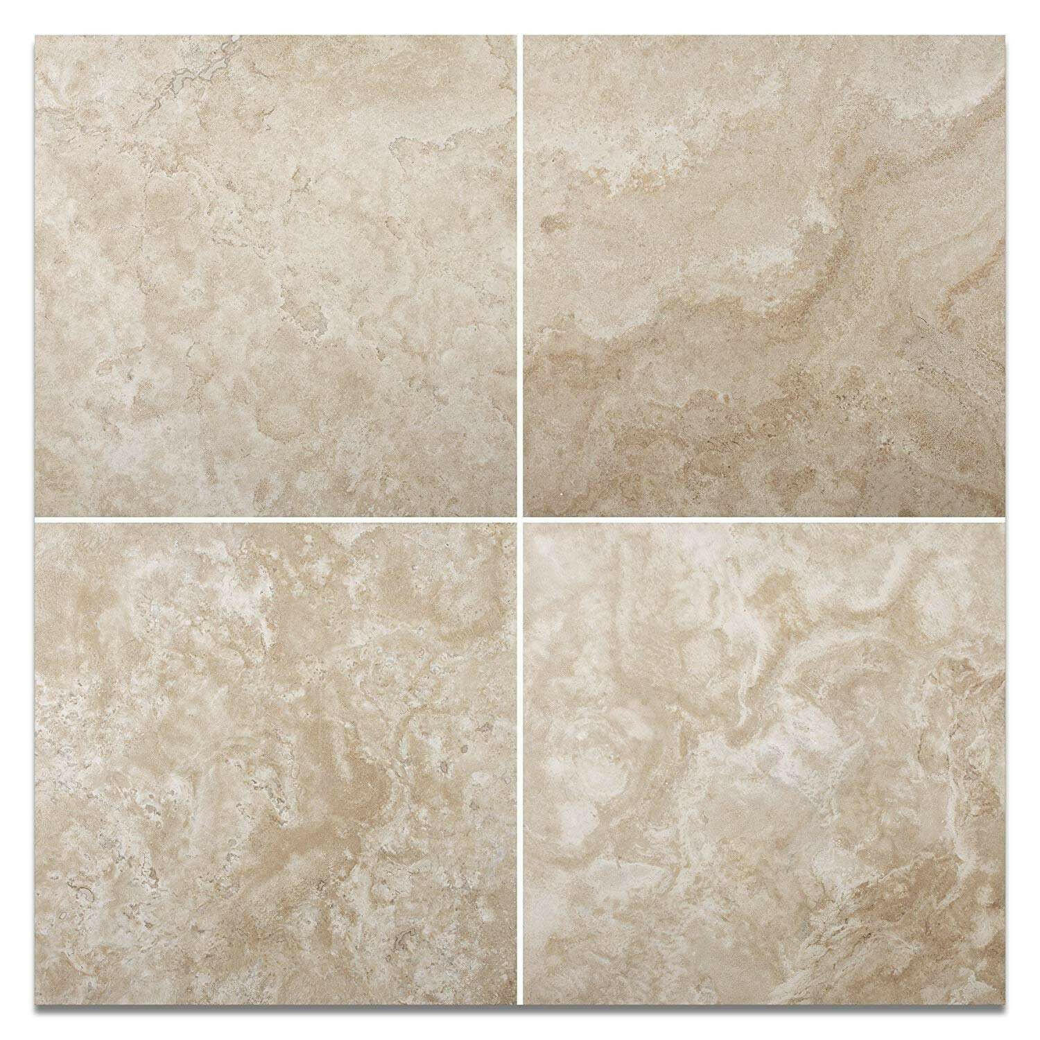 18x18 Durango Cream Travertine Tumbled Tile 18x18 Durango Cream Travertine Tumbled Tile - American Tile Depot