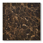 18x18 Emperador Dark Marble Polished Tile - American Tile Depot