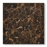 18x18 Emperador Dark Marble Polished Tile - American Tile Depot
