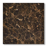 18x18 Emperador Dark Marble Polished Tile - American Tile Depot