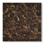 18x18 Emperador Dark Marble Polished Tile - American Tile Depot