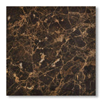 18x18 Emperador Dark Marble Polished Tile - American Tile Depot