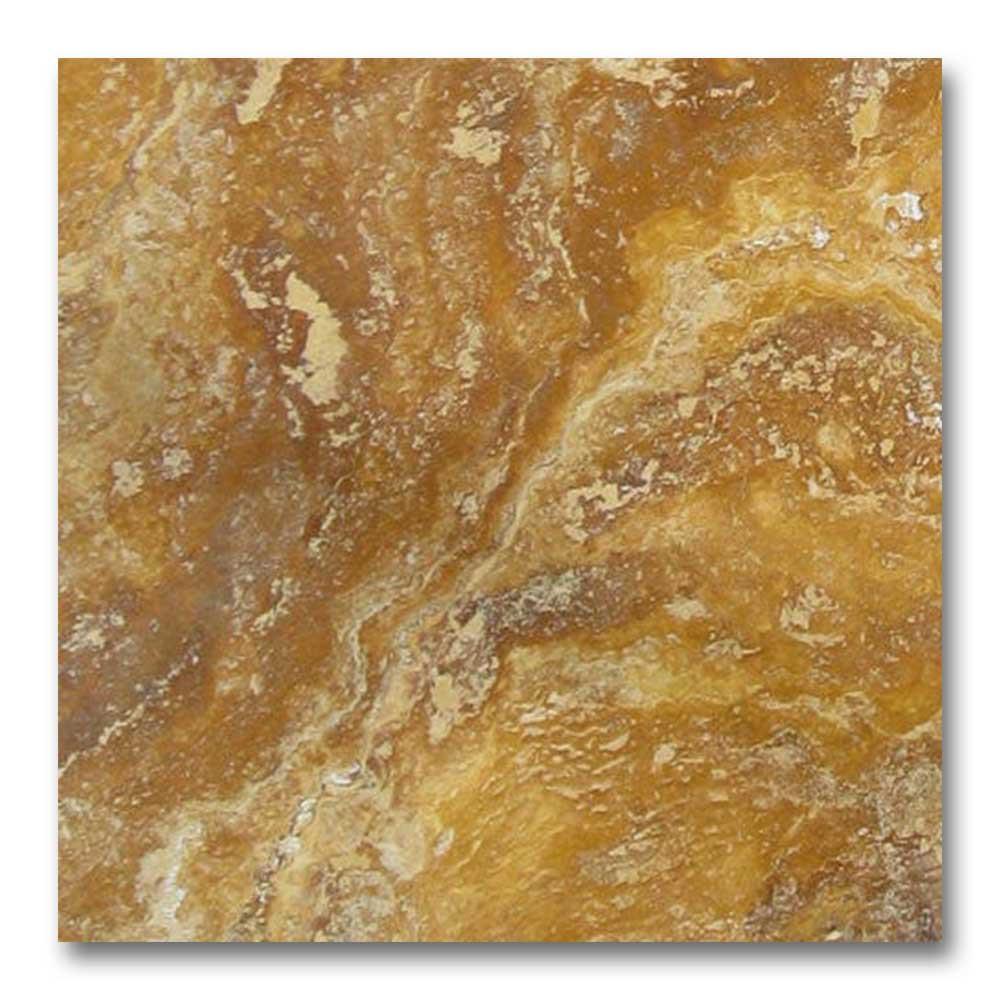 18x18 Gold / Yellow Travertine Filled & Honed Tile 18x18 Gold / Yellow Travertine Filled & Honed Tile - American Tile Depot